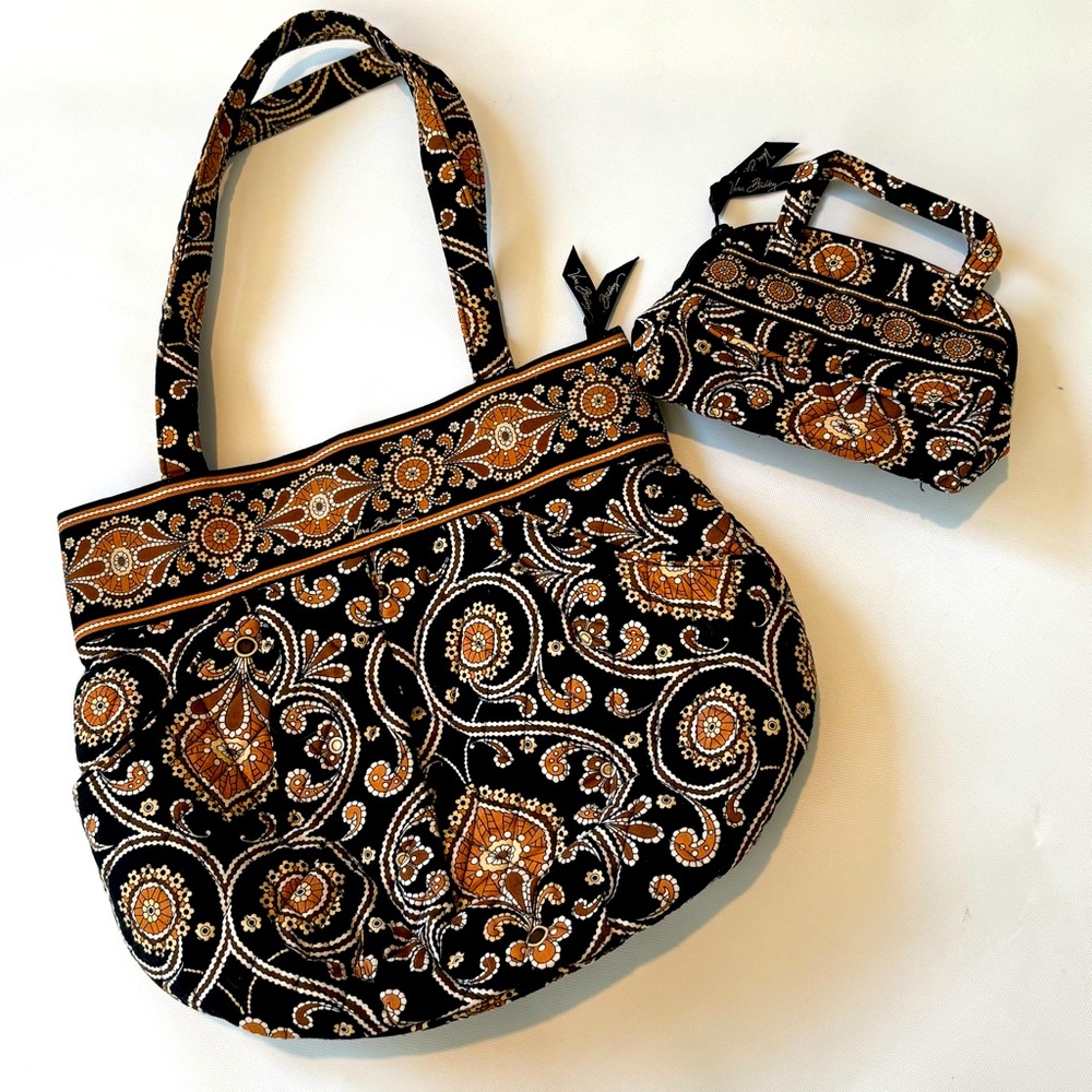 Vera Bradley Caffe Latte Bag And Little Bag Mommy And Me